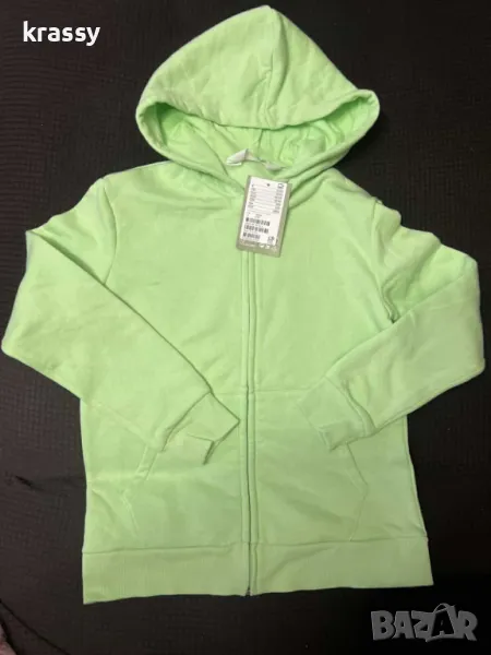 НОВ детски суичър за момиче H&M (размер 134-140 см.), снимка 1
