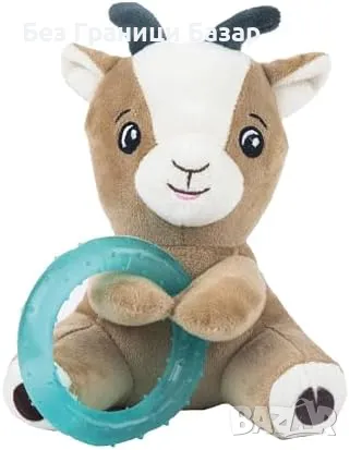 Нова Плюшена кучешка играчка с ринг – за малки породи кученца игра, снимка 1