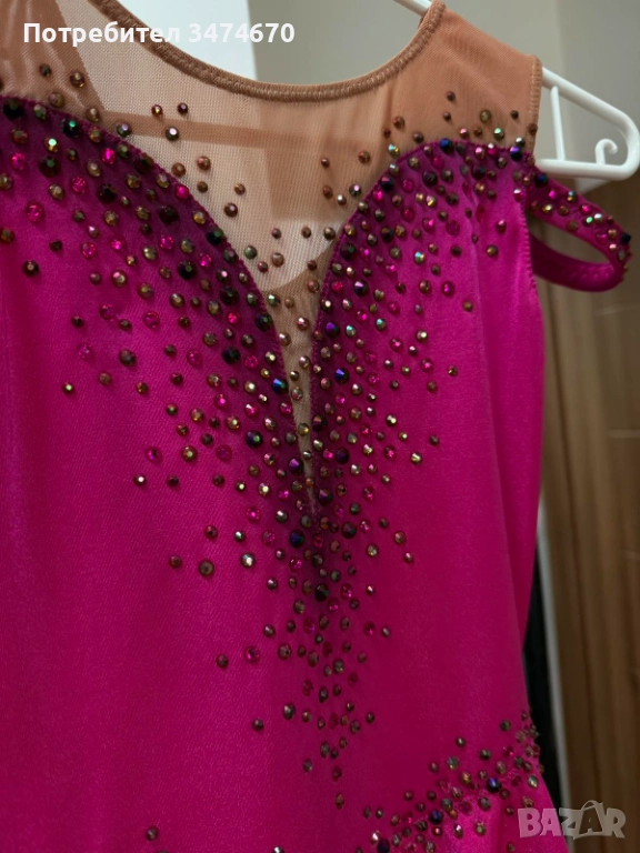 Трико ново за художествена гимнастика, танци, около 8-10 год, снимка 1