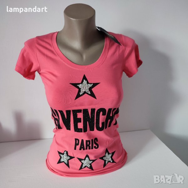 Тениска Givenchy розова, снимка 1