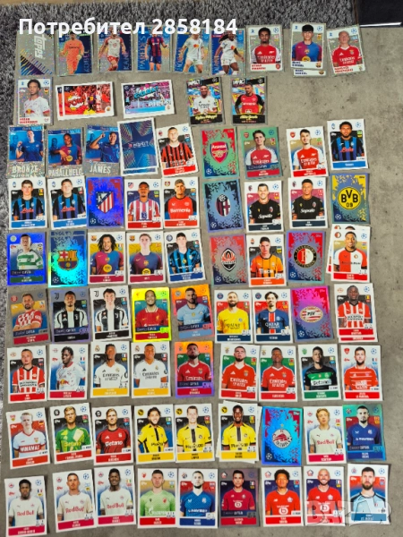 Стикери Topps Шампионска Лига Champions League 2024/25. 85 броя стикери., снимка 1