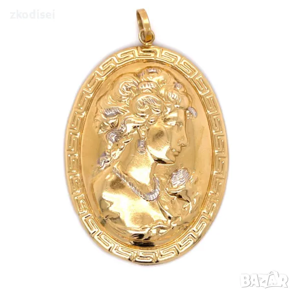 Златен медальон 8,45гр. 14кр. проба:585 модел:28779-1, снимка 1