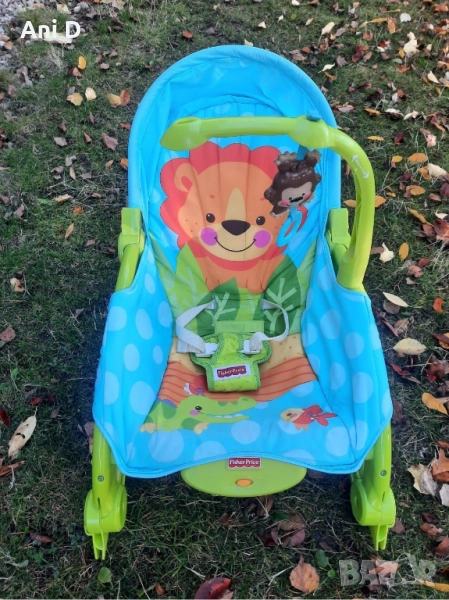 Бебешки шезлонг-люлка Fisher Price, снимка 1