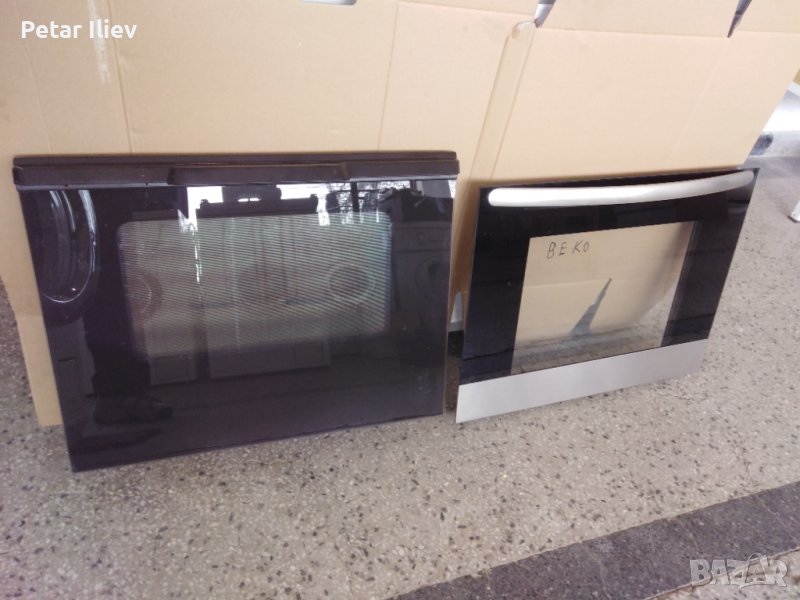 СТЪКЛЕНИ  ВРАТИ ЗА ПЕЧКИ, снимка 1