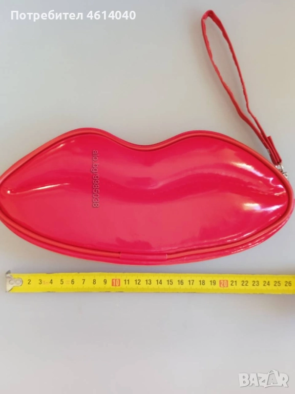 Чанта Косметичка Лачена 26*11 см, снимка 1