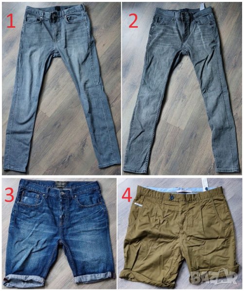 Zara, H&M, Pull&Bear мъжки къси и дълги дънки, панталони, гащи, снимка 1