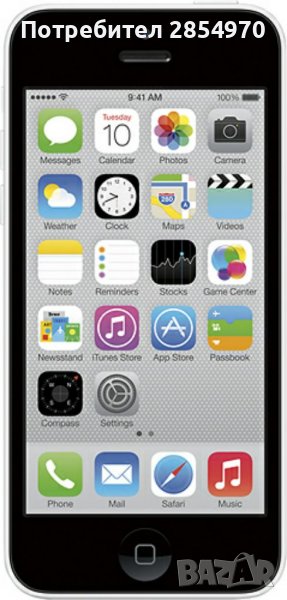 Apple  iPhone® 5C 32GB WIFI GPS Neverlock White, снимка 1