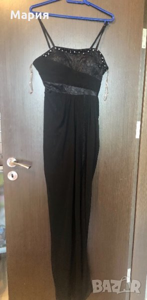 Дълга черна рокля, снимка 1