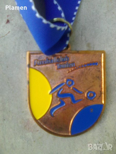 Немски футболен медал 7, снимка 1