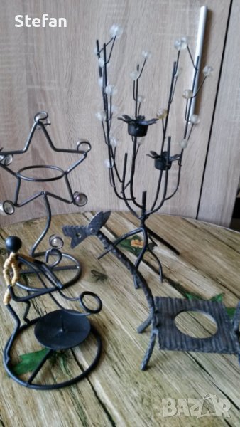 Свещници  от  метал, снимка 1