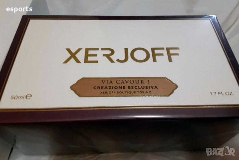 Празна бутилка Xerjoff Cavour I пълна презентация full presentation box, снимка 1