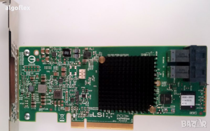 Контролер 12Gb SAS9341-8i SAS9300-8i iMR HBA SAS/SATA 8порт Dell WFN6R, снимка 1