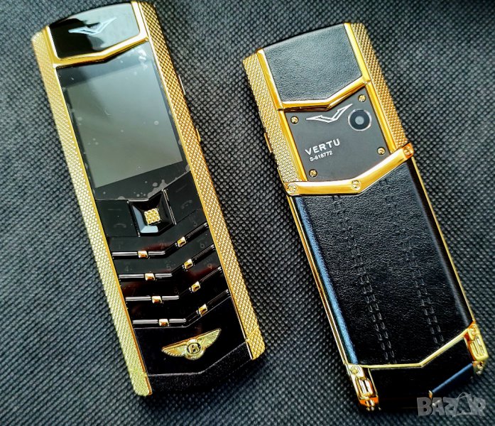 Телефон VERTU, Bentley, луксозен мобилен телефон Верту Бентли, метален, Breitling, Vertu Signature , снимка 1