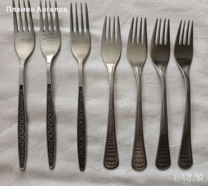 Вилици 7 броя - лот от два вида. , снимка 1