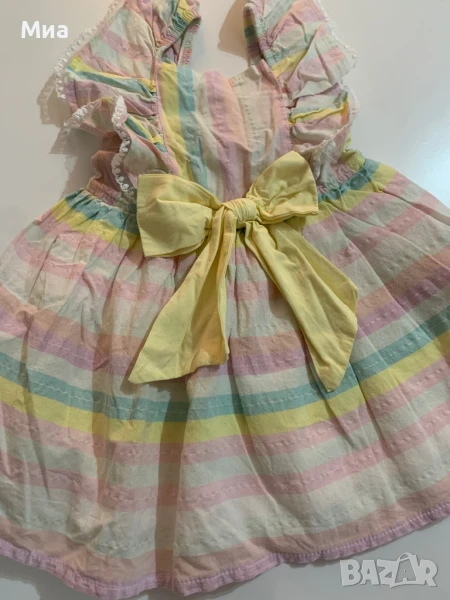 Бебешка цветна рокличка за момиченце Cumino kids wear, снимка 1