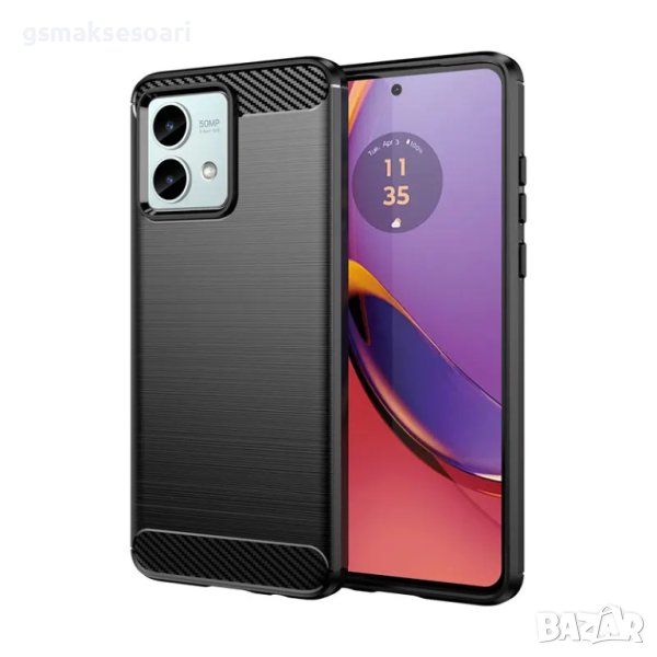 Motorola G84- Удароустойчив Кейс Гръб CARBON, снимка 1