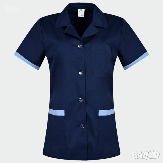 Дамска туника - тъмносиня, снимка 1