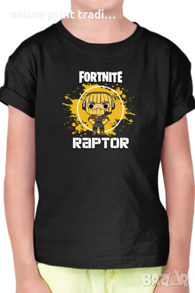 Детска тениска Фортнайт Fortnite Raptor 03, снимка 1