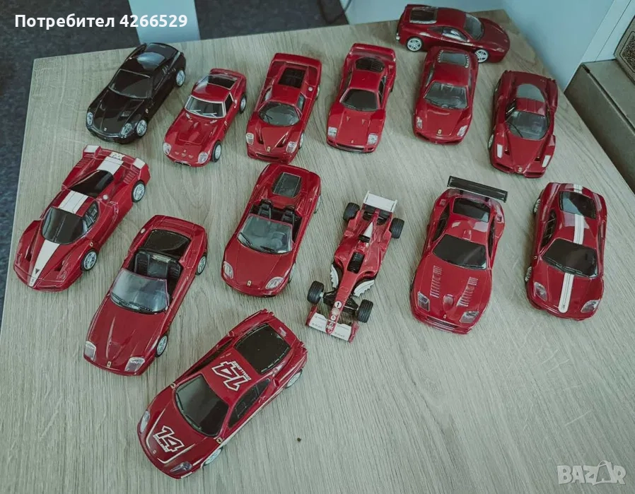 Колекционерски колички Ferrari от сериите на Shell (2005, 2006, 2007), снимка 1