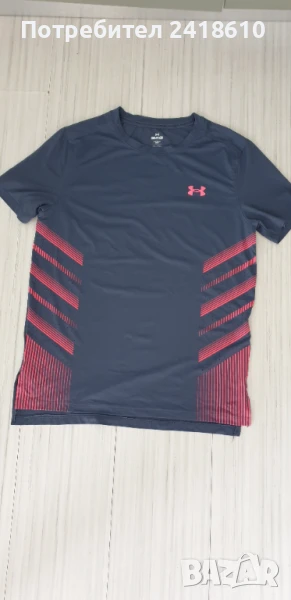 Under Armour Stretch Iso - Chill Run Mens Size S  ОРИГИНАЛ! Мъжка Тениска !, снимка 1