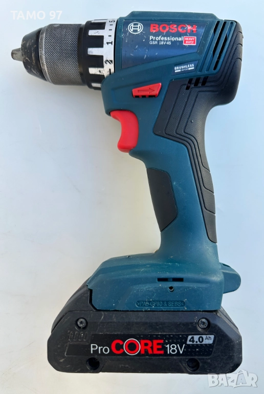 Bosch GSR 18V-45 - Безчетков винтоверт 18V 4.0Ah ProCore, снимка 1