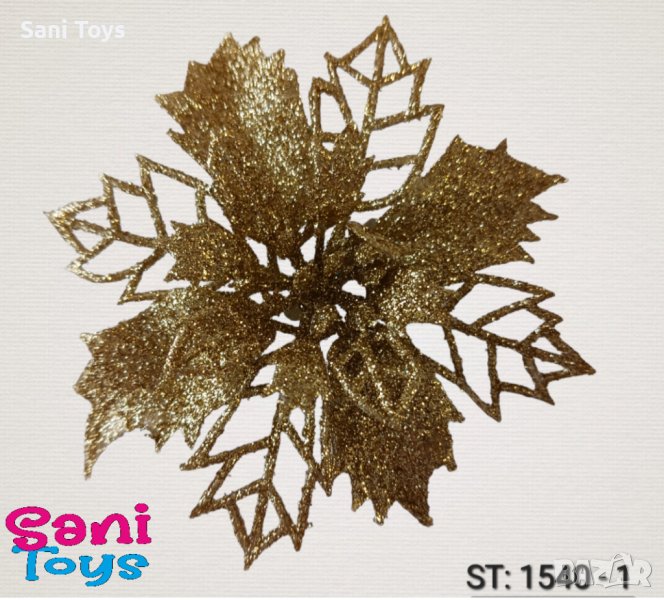 Коледна украса Цветя, снимка 1