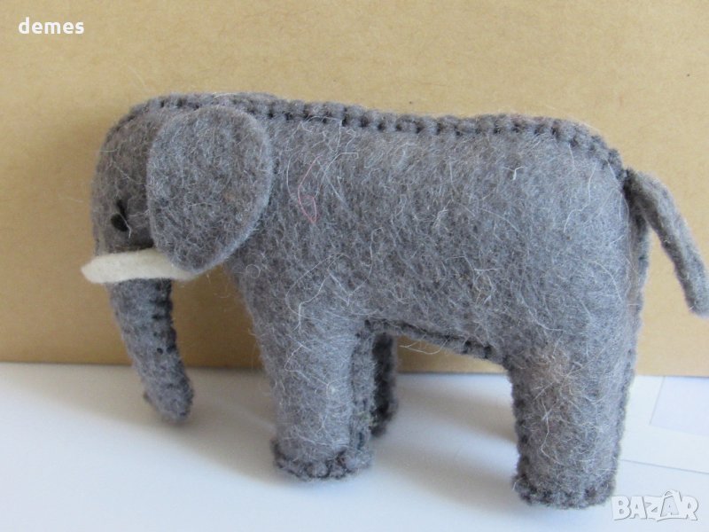  Слон -екологично чиста играчка от филц, ръчна изработка, снимка 1