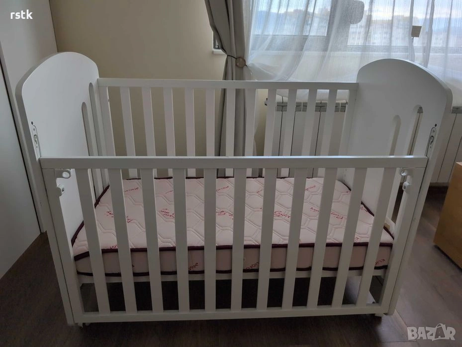 Бебешко легло ВисВиталис Moonet Cuna11 с матрак Магнифлекс Pierrе Cardin, снимка 1