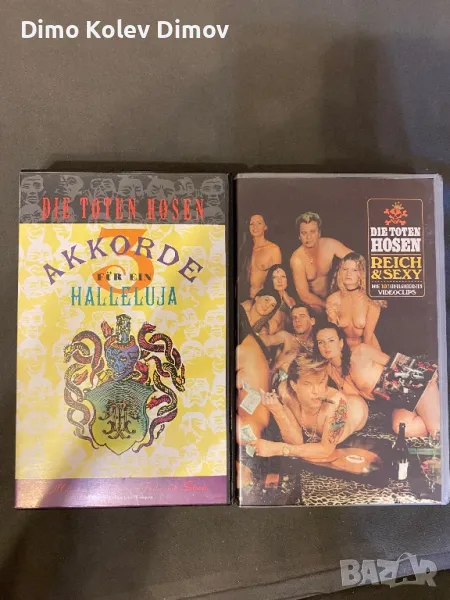 Die Toten Hosen VHS Колекция Видео Касети, снимка 1