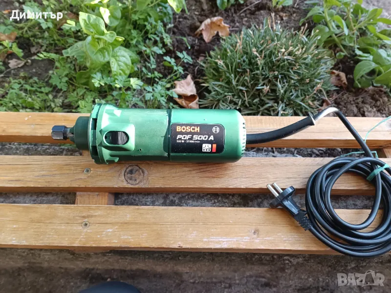 Bosch POF 500 A оберфреза / прав шлайф 500 W, снимка 1