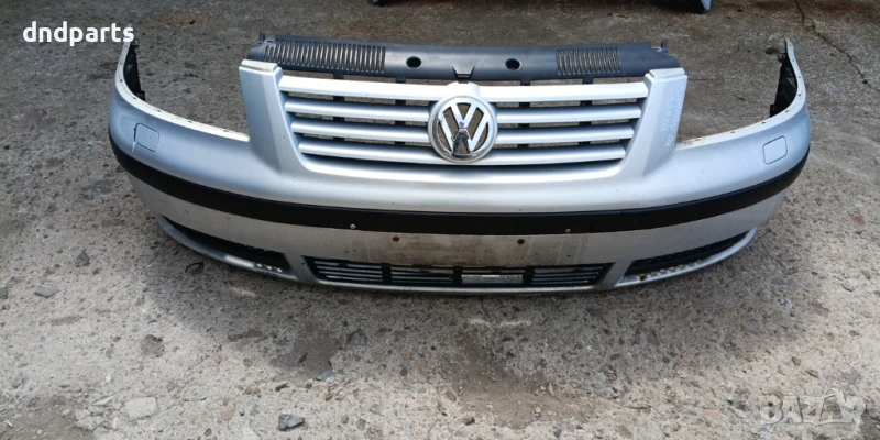 Предна броня VW Sharan 2002г.(парктроник+пръскалки фарове)	, снимка 1