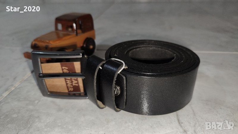 Мъжки колани от естествена телешка кожа с големи размери за големи мъже, снимка 1