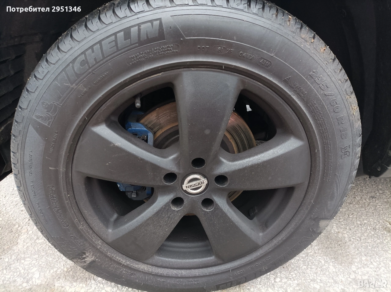 235/60 R18 Джанти Нисан Мурано Nissan Murano , снимка 1