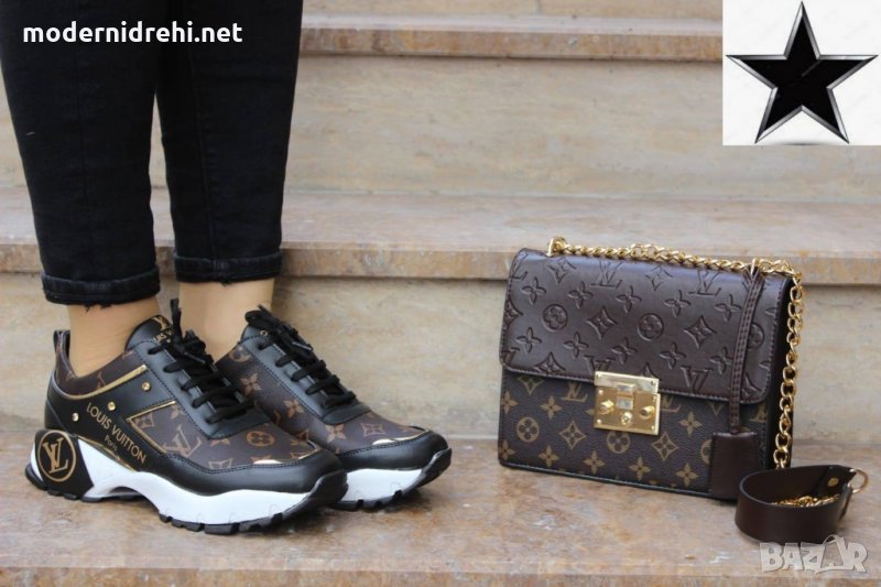Дамски спортни обувки и чанта louis vuitton код 13, снимка 1