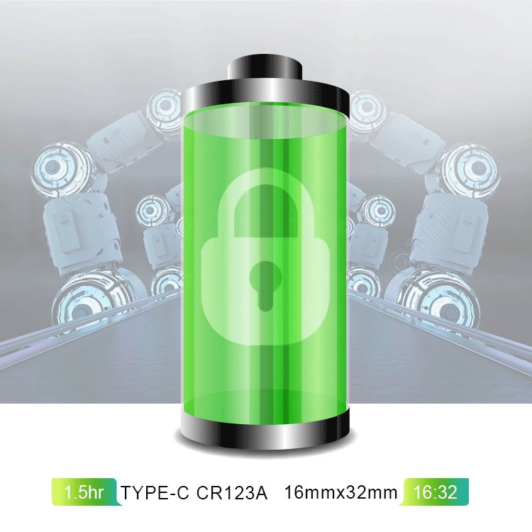3.7V CR123A Акумулаторни Батерии CR123 3V Презареждащи 16340 17345 Батерия  2/3А в Друга електроника в гр. Бургас - ID38021189 — Bazar.bg