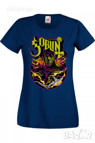 Дамска Тениска Green Goblin,Изненада,Повод,Подарък,Празник, снимка 6 - Тениски - 37642585