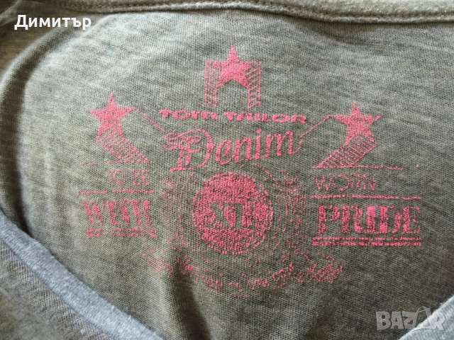 Мъжка тениска TOM TAILOR Denim , снимка 3 - Тениски - 52011194
