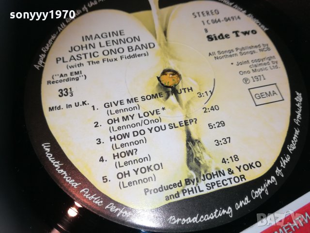 поръчана-john lennon imagine-mfd in uk внос германия 2303212020, снимка 13 - Грамофонни плочи - 32278011