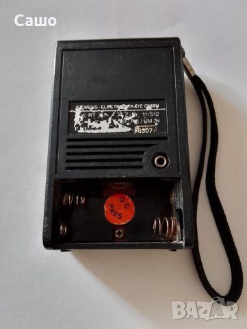 Транзистор Siemens , снимка 2 - Радиокасетофони, транзистори - 49006999