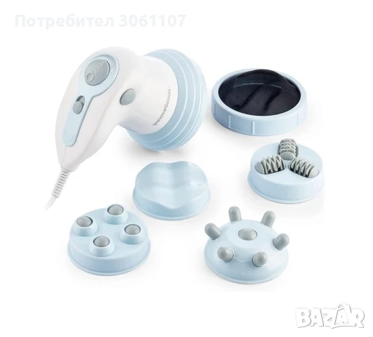 Антицелулитен масажор 5 в 1 InnovaGoods, Инфрачервена топлина, Вибриращ