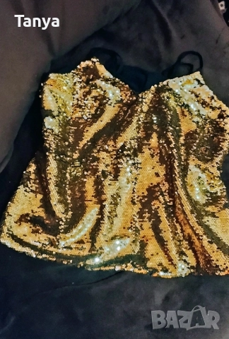 Блестящ топ