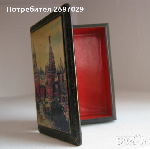Стара руска кутия Москва Кремъл, снимка 2 - Декорация за дома - 29035118