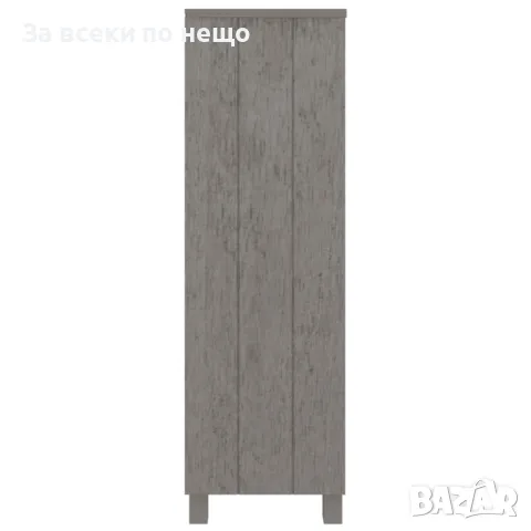 Библиотека, светлосива, 85x35x112 см, бор масив Код P5, снимка 6 - Секции и витрини - 49093913