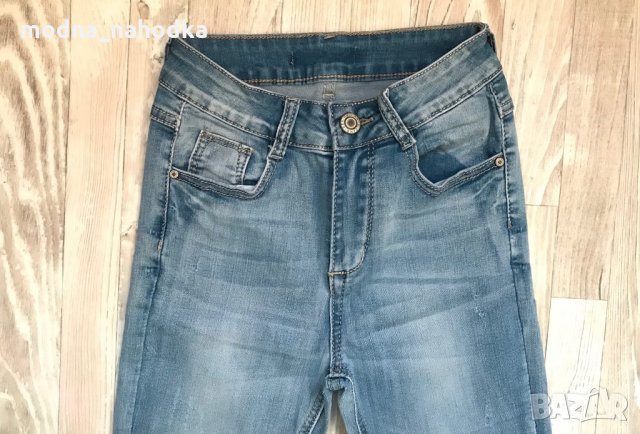 Дамски дънки размер XS/34, снимка 2 - Дънки - 35162013