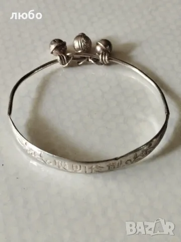 Стара СРЕБЪРНА КИТАЙСКА ГРИВНА ПРОБА СРЕБРО 0,990, снимка 8 - Други ценни предмети - 50254052