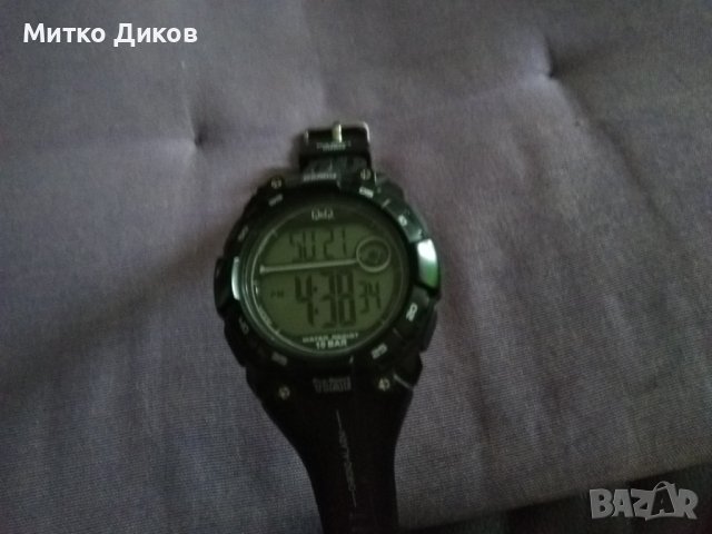 QQ марков часовник  Pro sport time chrono alarm water resist 10bar 