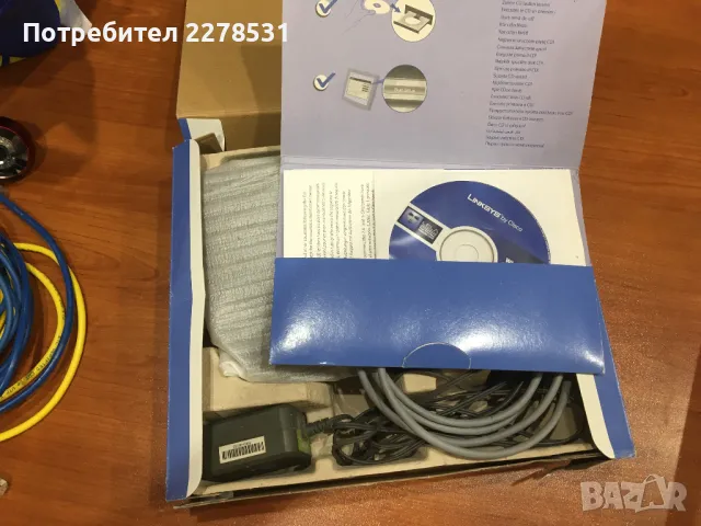 Рутер Linksys by Cisco WRT54G2, снимка 3 - Рутери - 48422361