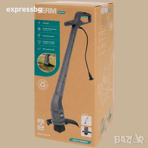 FERM GTM1009/2009 Електрически тример за трева, снимка 3 - Градинска техника - 52459836