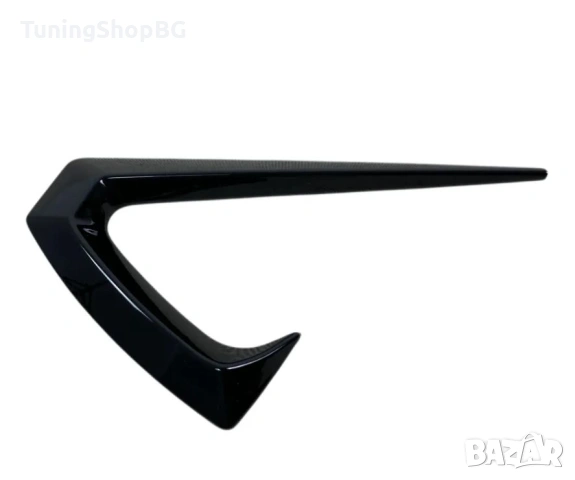 Добавки за калник около мигачите за Tesla Model Y черен гланц, снимка 2 - Аксесоари и консумативи - 53122058