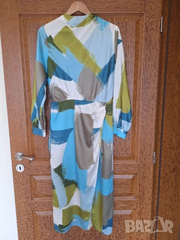 Красива цветна рокля Zara , снимка 3 - Рокли - 51315775